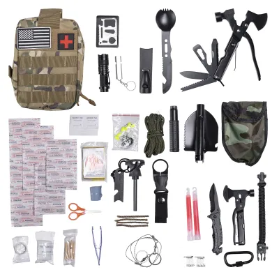 Туристический набор для выживания 19 в 1 с подсумком