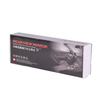 Відеореєстратор-дзеркало JY-4301 з датчиком удару, чорний