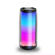 Портативная колонка Pulse 4 BT/TF/FM/AUX/USB с подсветкой 10 Вт, черный