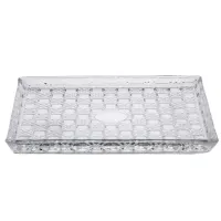 Блюдо для закусок Lirmartur скляне 24,5*20,5*2 см, hexagon