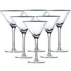 Набор бокалов для мартини Triangle 6 штук по 200 мл, прозрачный