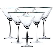 Набор бокалов для мартини Triangle 6 штук по 200 мл, прозрачный
