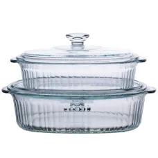 Набор форм для запекания из боросиликатного стекла 1,8/2,8 л