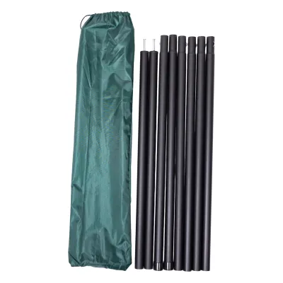 Тент туристичний натяжний зі стійками, зелений Тент туристичний натяжний зі стійками, зелений