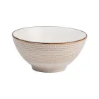 Тарелка фарфоровая глубокая 20,5 см в стиле ретро, белый