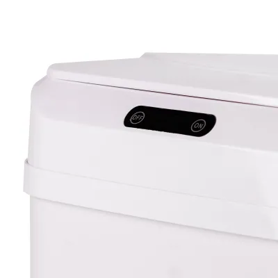 Сенсорне відро для сміття складне для дому та офісу 8-17,5 літрів, рожевий