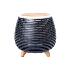 Увлажнитель воздуха аромадиффузор с подсветкой 140 мл, черный