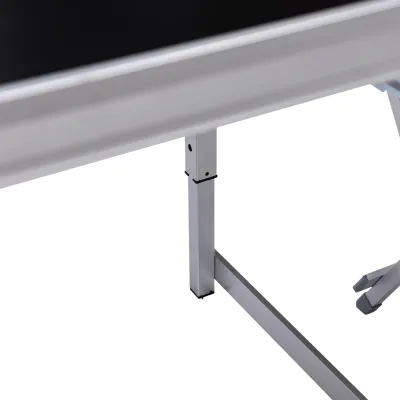 Набор мебели для пикника усиленный стол и 4 стула 120*60*75/65/55 см, черный