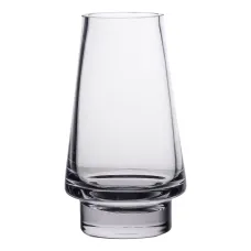 Ваза для цветов Bohemia стеклянная 25 см, прозрачный