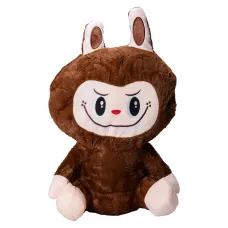 Labubu большая мягкая игрушка-сюрприз, коричневый