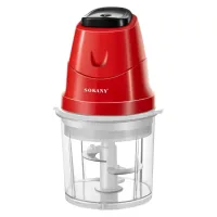 Чоппер-измельчитель Sokany SK-06009 чаша на 700 мл, красный 
