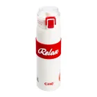 Термос Cille Relax 520 мл с крышкой флип топ, белый