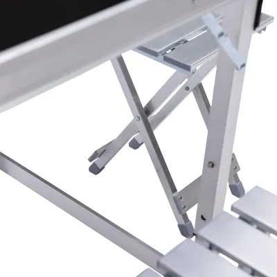 Набор мебели для пикника усиленный стол и 4 стула 120*60*75/65/55 см, черный