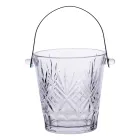 Ведерко для льда Ice Bucket 1 л стеклянное со щипцами