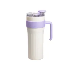 Термочашка Big Mac 1,2 л з трубочкою і подвійним відкриванням, білий