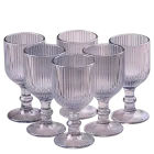 Набор рюмок для крепких напитков ребристых 6 штук по 50 мл