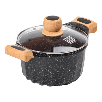 Каструля алюмінієва MGC з антипригарним покриттям 3 л, чорний