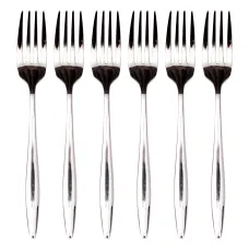 Набор десертных вилок SHINY 6 штук из нержавеющей стали