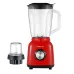 Блендер із чашею 1,5 літра Sokany SK-168 з кавомолкою, червоний