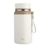 Термос Fashion 700 мл з датчиком температури та ситечком, білий Термос Fashion 700 мл з датчиком температури та ситечком, білий