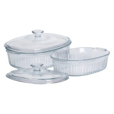 Набір форм для запікання із боросилікатного скла 1,8/2,8 л