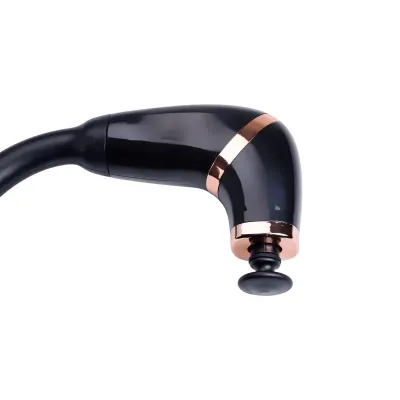 Перкусійний масажер Fascial Gun Massage 4 насадки, чорний