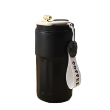 Термокружка Coffee 500 мл с датчиком температуры, черный