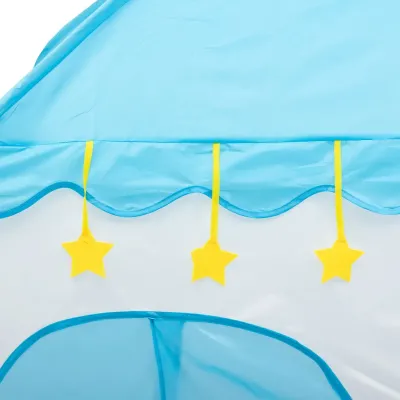 Детская игровая палатка-домик 125*100*120 см, голубой