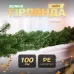 Гирлянда хвойная искусственная литая 1 метр зеленая