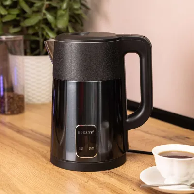 Електрочайник Sokany SK-09017 на 2.5 л 1500 Вт, чорний