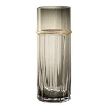 Ваза декоративная Gensent стеклянная 30 см, серый Ваза декоративная Gensent стеклянная 30 см, серый