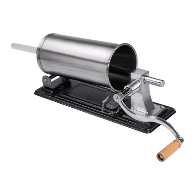 Шприц колбасный горизонтальный на 3 кг из нержавеющей стали 13 см Шприц колбасный горизонтальный на 3 кг из нержавеющей стали 13 см