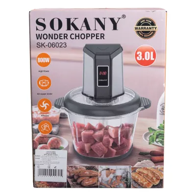 Чоппер кухонный SOKANY SK-06023 с чашей на 2.5 л