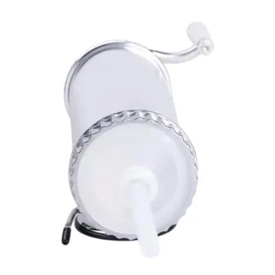 Шприц колбасный горизонтальный на 2 кг из нержавеющей стали 10 см