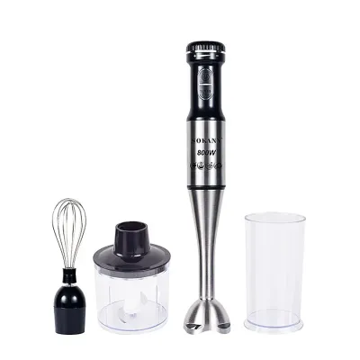 Блендер погружной ручной SOKANY SM-768-4 с чашей на 600 мл и 4 насадками