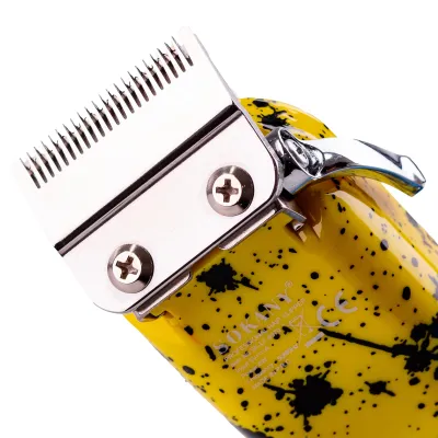 Машинка для стрижки волос Sokany SK-LF-9970 аккумуляторная с насадками, желтый Машинка для стрижки волос Sokany SK-LF-9970 аккумуляторная с насадками, желтый