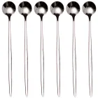 Набір ложок для лате SHINY 6 штук з нержавіючої сталі