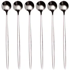 Набор ложек для латте SHINY 6 штук из нержавеющей стали