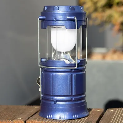 Кемпинговый фонарь светодиодный подвесной телескопический, синий Кемпинговый фонарь светодиодный подвесной телескопический, синий