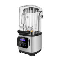 Блендер стационарный Sokany SK-03024 с чашей 2 л и звукоизоляцией, сталь