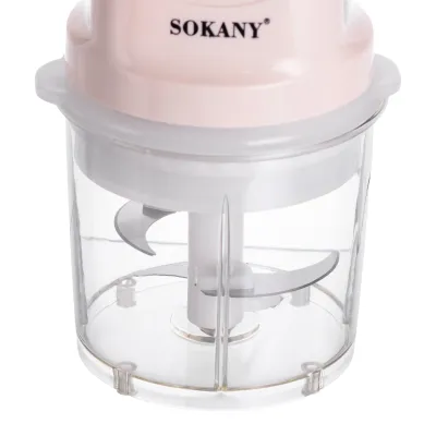 Чоппер-измельчитель Sokany SK-06009 чаша на 700 мл, бежевый
