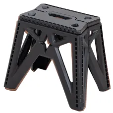 Табурет складной пластиковый 29,5*19,5 см, черный