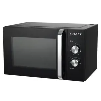 Микроволновая печь Sokany SK-438 объемом 30 литр 1400 Вт, черный