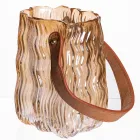 Ваза для квітів та декору Top Home 800 мл, коричневий