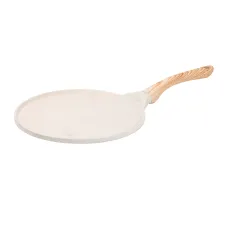 Сковорода для блинов с антипригарным покрытием 26,5 см, бежевый