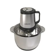 Чоппер кухонный SOKANY SK-7015 с чашей на 3.9 л, сталь