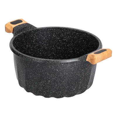 Каструля алюмінієва MGC з антипригарним покриттям 8 л, чорний