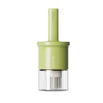 Банка для олії Oil Brush 300 мл з силіконовим пензликом, зелений