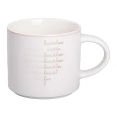 Чашка фарфоровая 350 мл, белый