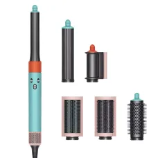 Мультистайлер для волос Airwrap Complete Long 6 насадок, голубой